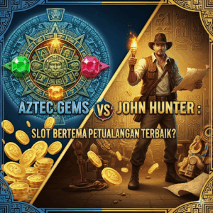 Aztec Gems vs John Hunter : Slot Bertema Petualangan Terbaik?